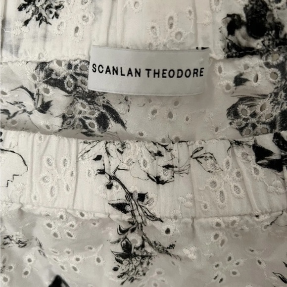 SCANLAN THEODORE - OFF THE SHOULDER - FLORAL PRINT - TIE DETAIL BLOUSE - S S/M - Picture 4 of 10